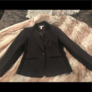 Chico’s Blazer | Charcoal & Black | Sz 0 Chico’s